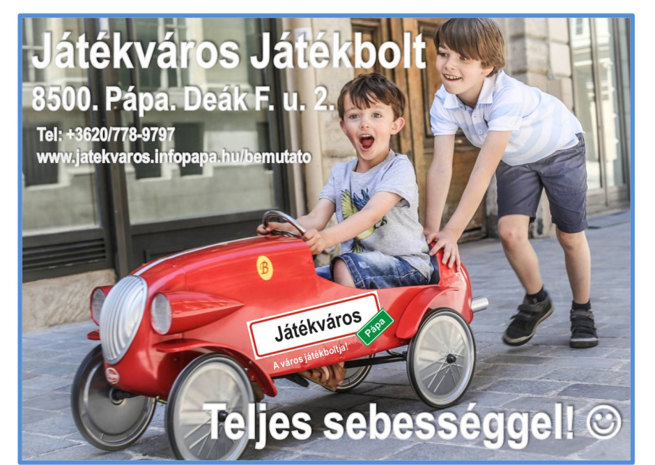 Játékváros Játékbolt /Pápa